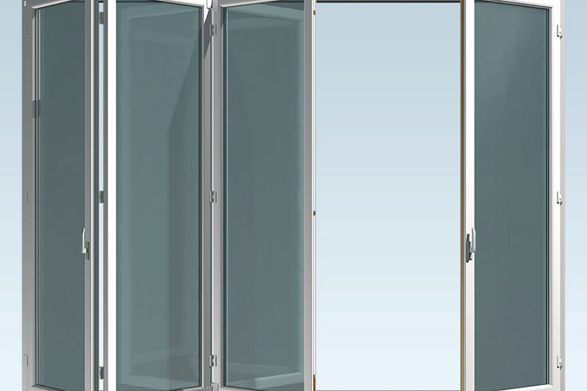 Falttür76AD - FOLDING SLIDING