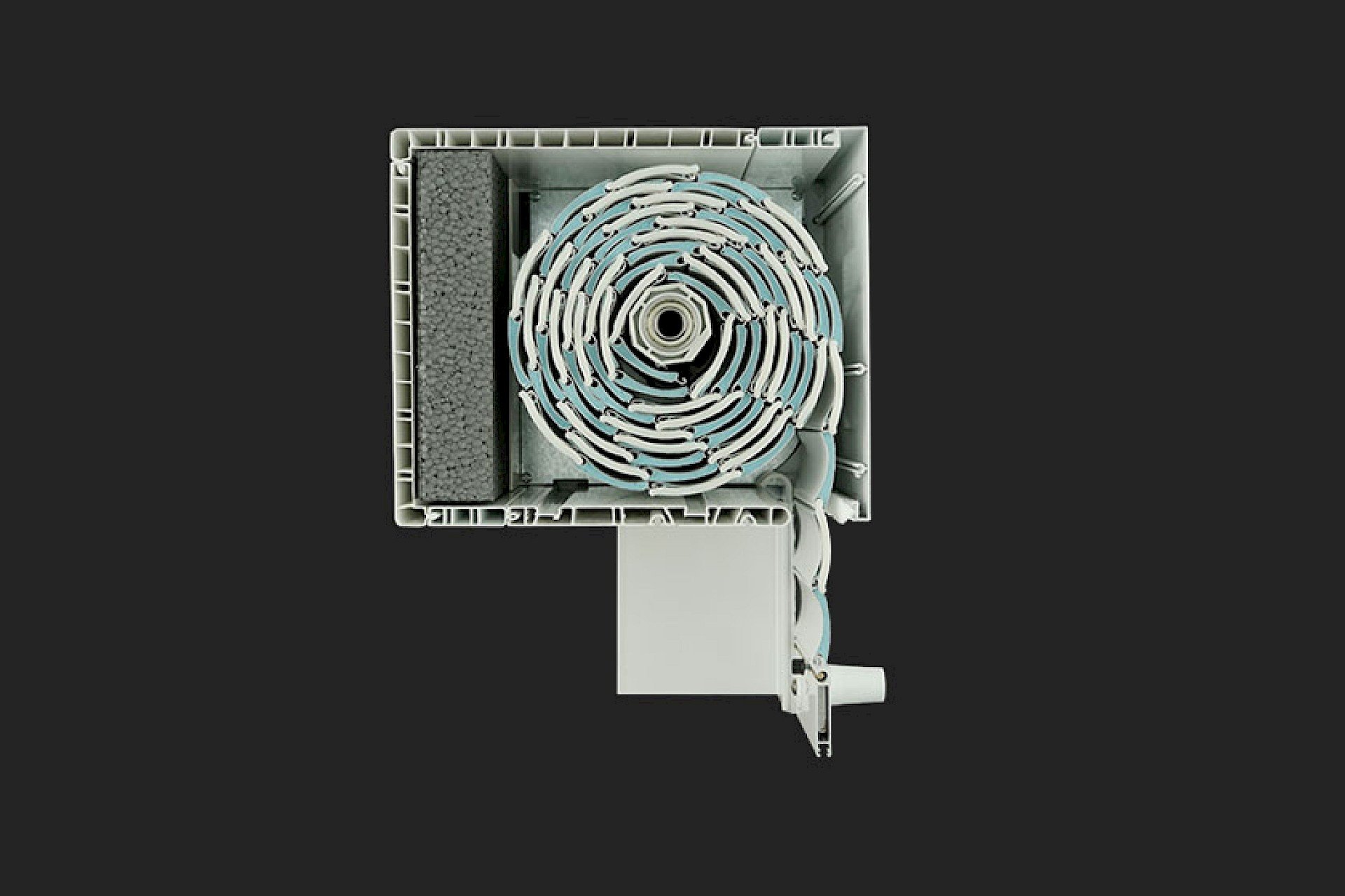 Thermal Insulating Composite Add-on Box T19.9X23.9 - THERMAL INSULATING PVC BOXES