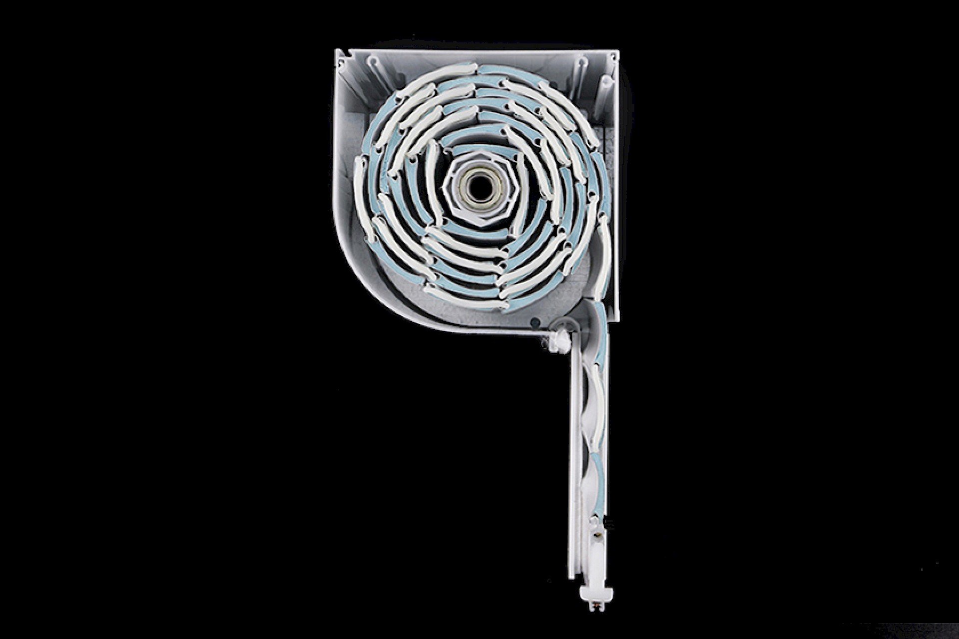 CURVED FRONT MOUNTED ALUMINUM BOX 15.5 - FRONT MOUNTED ALUMINUM BOXES