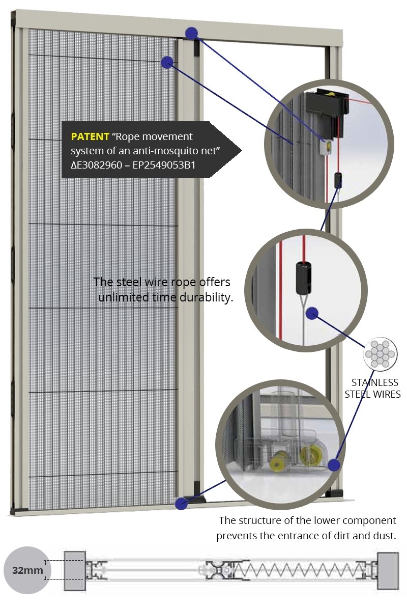 ROYAL (With visible lower steel wire rope)
