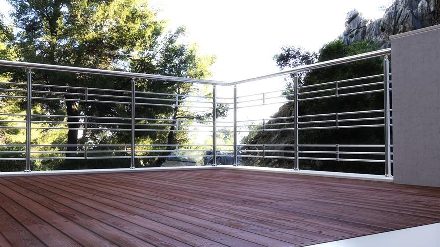 ALUMINUM RAILINGS INOX TYPE