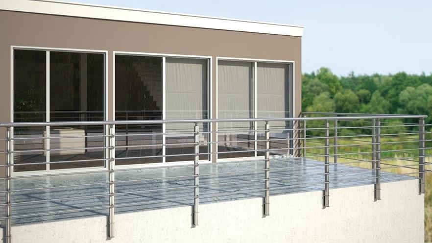 ALUMINUM RAILINGS INOX TYPE