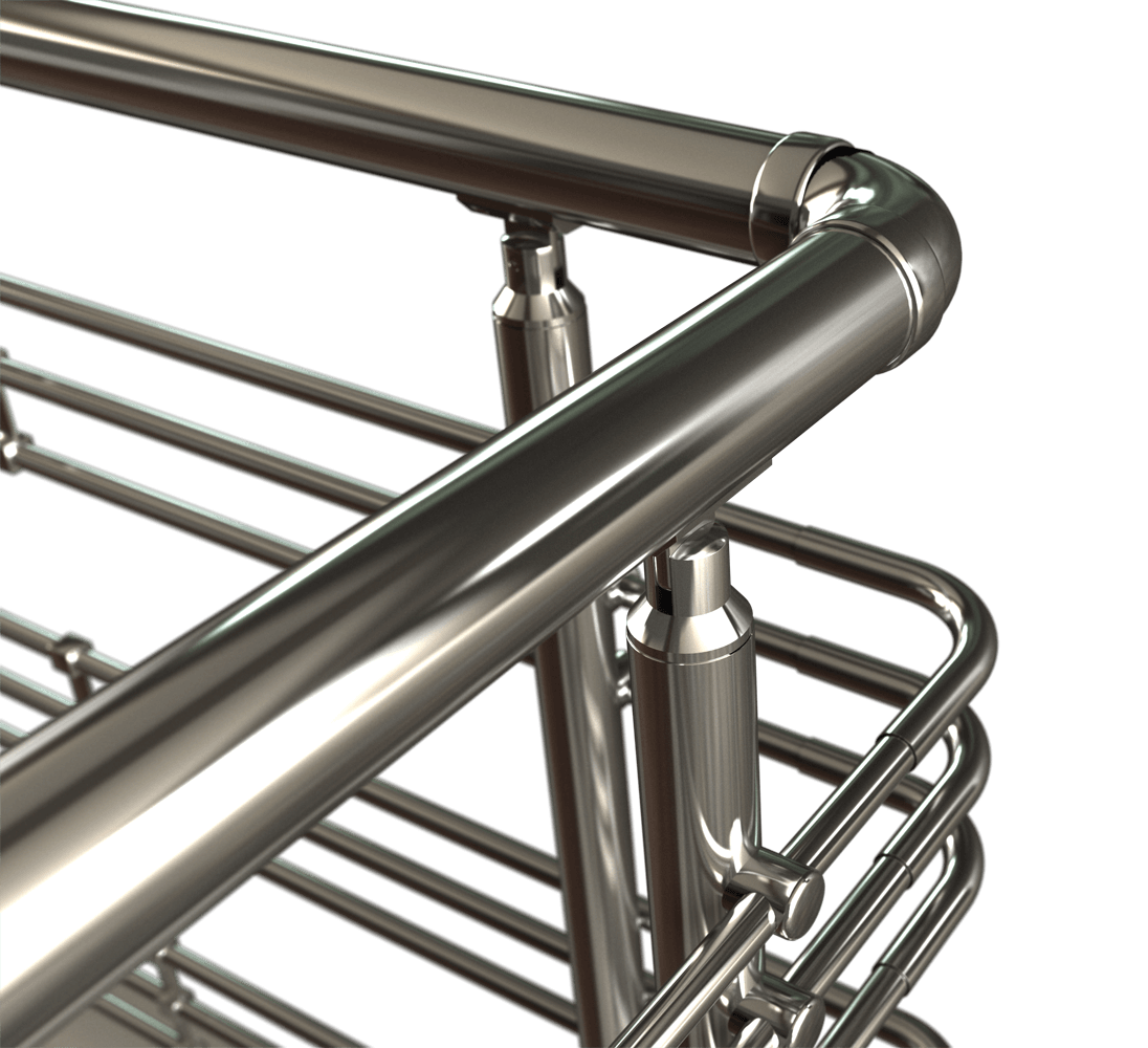 ALUMINUM RAILINGS INOX TYPE