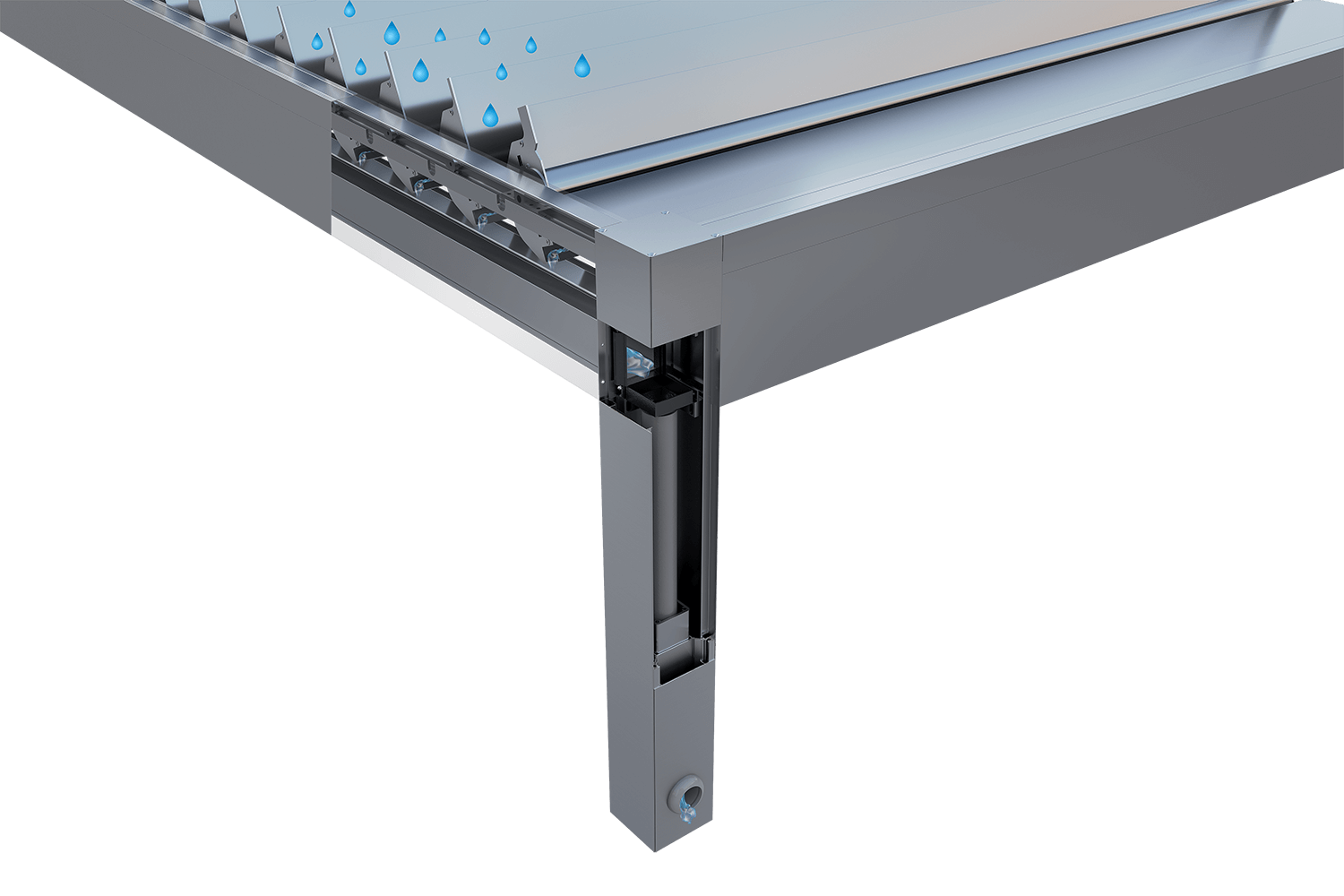 BIOCLIMATIC PERGOLAS WITH MOVABLE SLATS
